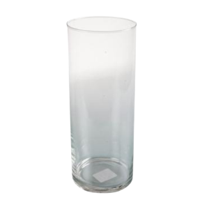 Clear Glass Cylinder Vase 30 cm for Floral Arrangements