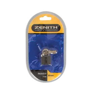 Padlock zenith iron 20mm carded