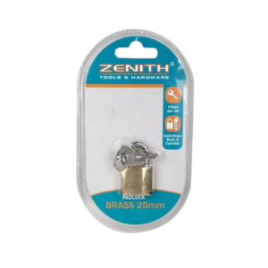 Brass Padlock | 25mm | carded