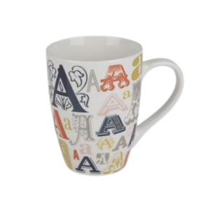 Mug Daily Tall Letter A 400ml