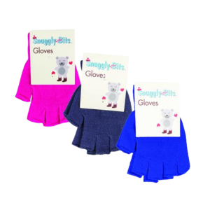 Snuggly-Bits Winter Knit Fingerless Gloves