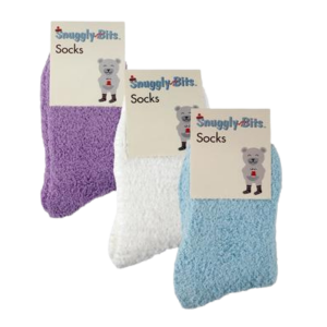 Fluffy Winter Socks Plain Colours