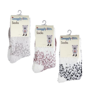 Snuggly-Bits Unisex Fluffy Winter Socks