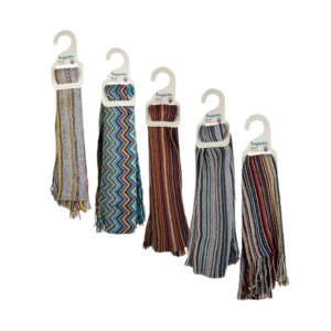 Knitted Stripe Scarf