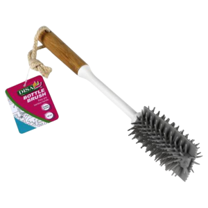 Dish Bottle Brush Rubber Bristle 28Cm