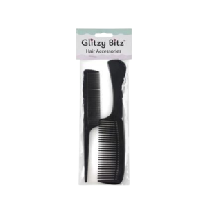 Hair Comb Plastic 2Pc Handle Tail