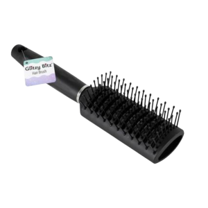 Hair Brush Black Vent Wide 22cm