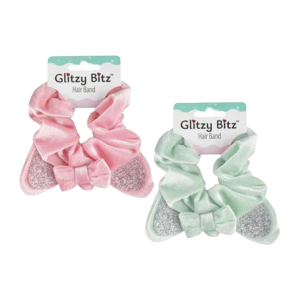 Hair Band Scrunchie Double Bow