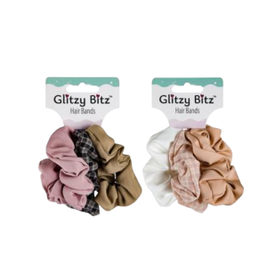 Hair Band Scrunchie Waffle Design 3Pc