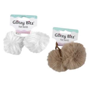 Hair Band Scrunchie Fluffy 2Pc