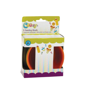 Cooey Feeding Bowls Plastic 3Pce