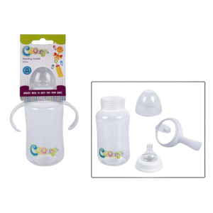Cooey Feeding Bottle Plastic 330ml Easy Grip