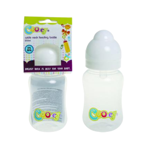 Cooey Feeding Bottle Plastic Wide Neck 250ml