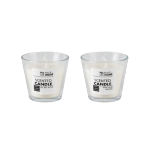 Candle In Glass Round 6x6cm Scented