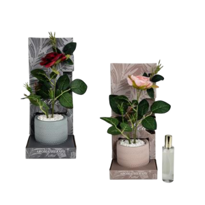Diffuser Flower Pot Rose 30Cm