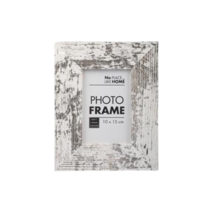 Picture Frame Mdf White Stressed 10x15cm