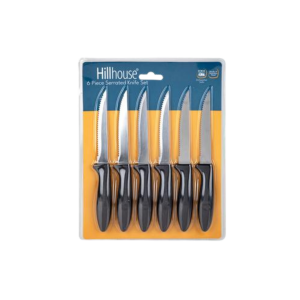 Knife Set 6Pc Serrated