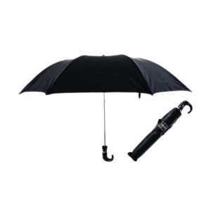 Umbrella Gents Foldup Black 94cm Diameter