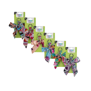 Keychain Bownknot Assorted 14x20cm Satin