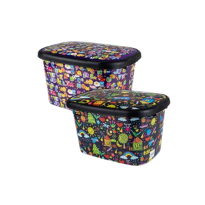 Storage Box Decorated Deep 12L