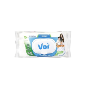 Voi wet-wipes 120pc 16x19cm family