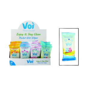 Voi Hand Wipes Cleanser 15Pce