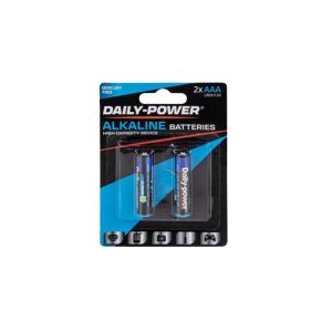 Batteries Alkaline Size Aaa / Lr03 2Pce