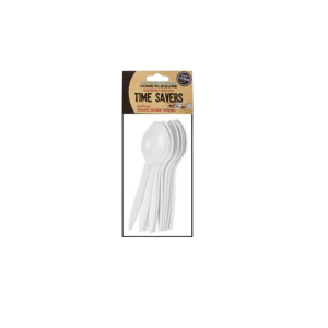 Cutlery Plastic Dessert Spoons 10Pce