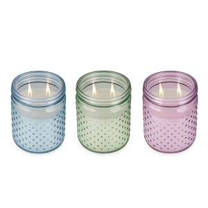 Candle In Glass 12.8cm Assorted