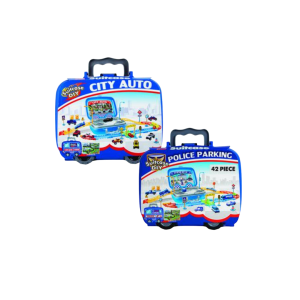 Boys Playset Parking Storage City 42pc