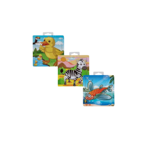 Puzzle Wood Tray Assorted 9pc