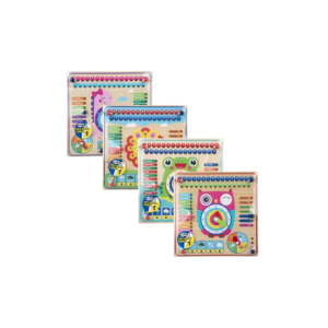 Educational Wood Activity Calendar Set 30 × 30cm