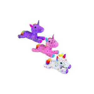 Plush Unicorn 30cm Metallic Stars