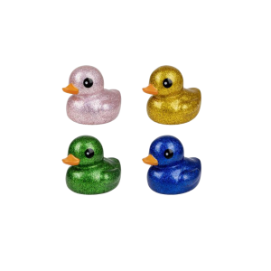 Baby Vinyl Themed Duck 15cm Glitter Large