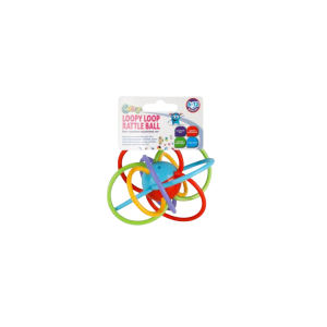 Baby Rattle Loopy Loops Ball 14cm