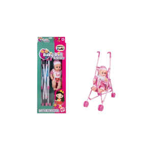 Baby Doll With Stroller In Box