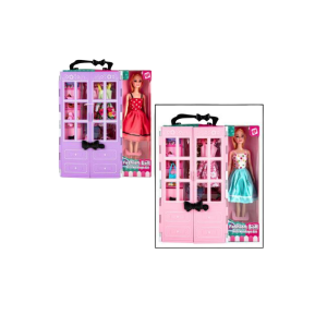 Fashion Doll and Closet Set