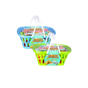 Playset Kitchen In Basket 17Pc