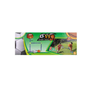 Sport Game 2 In 1 Soccer Hoop Set