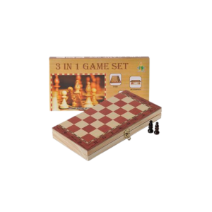 Game 3 In 1 Chess Checkers Backgammon