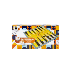 Game Backgammon Wood Pieces 28x28cm