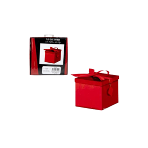 Giftbox Flat Pack 15x15x15cm Red