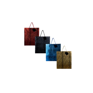 Gift Bag Metallic Paper Large 25x32cm Embossed