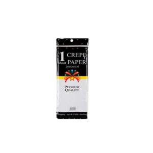 Paper Crepe Sheet White 50x200cm