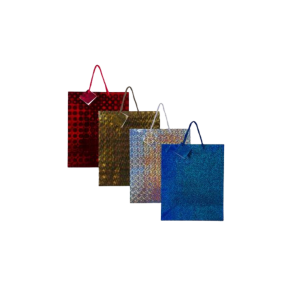 Gift Bag Hologram Large 25x32cm Gloss