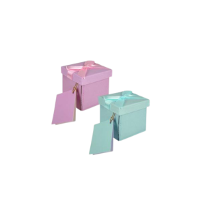 Giftbox Flat Pack 7x7x7cm Pastel