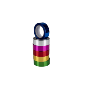 Gift Ribbon Metallic 1.8x910cm Assorted Colours