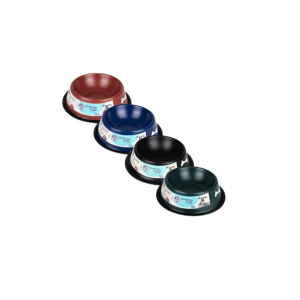 Pet Dog Cat Bowl Stainless Steel Dark Colours 11cm