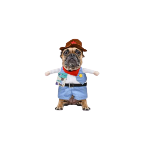 Pet Dog Novelty Clothing Sheriff Medium