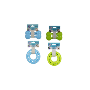 Pet Dog Toy Bone Ring For Treats (Thermoplastic Rubber)